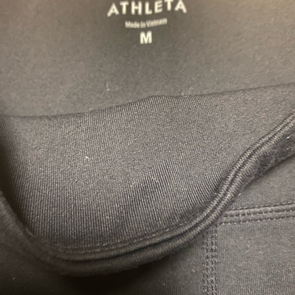 Athleta High Rise Metro Drifter Tight Leggings Zip Pockets Women’s Size M - Picture 3 of 10